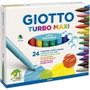 Giotto Turbo Maxi Estuche de 24 Rotuladores Multicolor